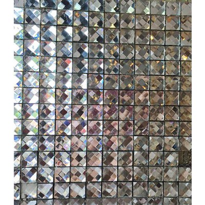 Gạch ốp phòng karaoke Mosaic 13 Cạnh Trắng