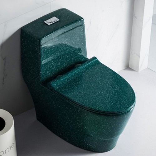 Bồn cầu màu xanh lá cây 1 khối Miken MKB-8003G