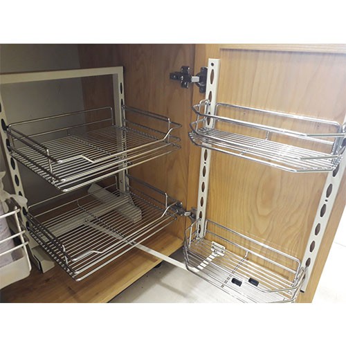 Tủ kho 2 tầng inox nan Eurokit HF 026C