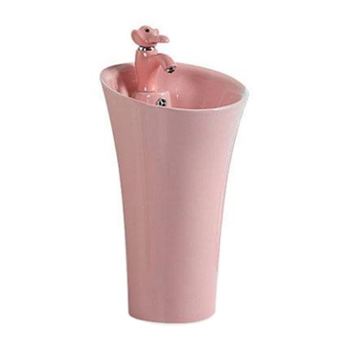Chậu lavabo trẻ em màu hồng Miken MKC-5003P