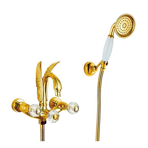 Vòi sen tắm mạ vàng Miken MKS-002