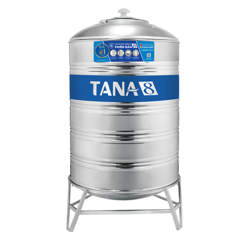 Bồn nước inox đứng Tân Á 8 BI-TA8-700D - Đứng (Ø740)-700Lít