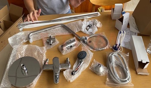 Sen cây tắm nóng lạnh Inax BFV-1115S-4C