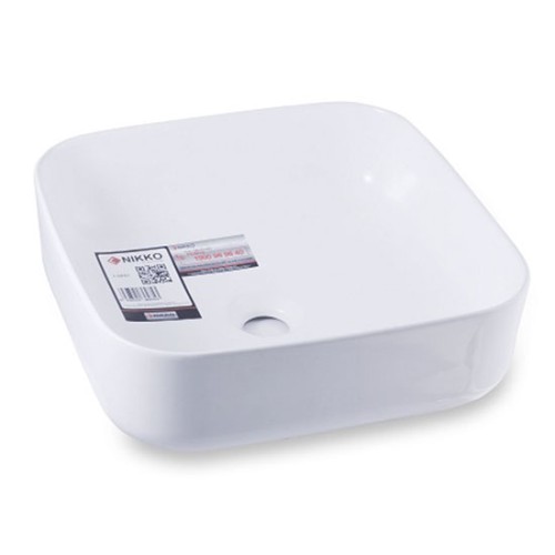 Chậu rửa lavabo đặt bàn Nikko C2843 (385x385x140)