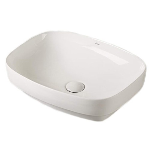 Chậu rửa mặt lavabo bán âm Clara CB-1151 (505x390x135mm)
