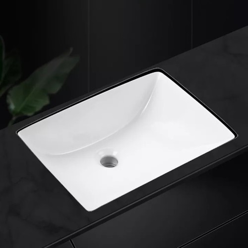 Chậu rửa mặt lavabo vuông âm bàn đá KOKKU 212-1 (510x380x195mm)