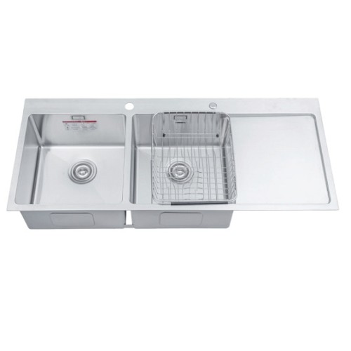 Chậu rửa bát 2 hố có bàn Paul Schmitt PA11648-T (1160x480x230 mm)