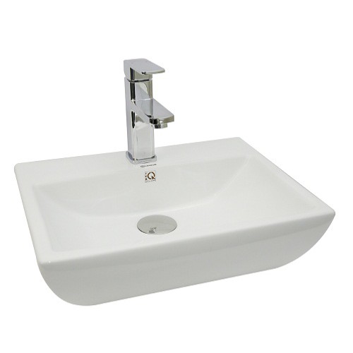Chậu rửa lavabo Lowen BA-158 (Đặt bàn hoặc treo tường : 450x350x130)