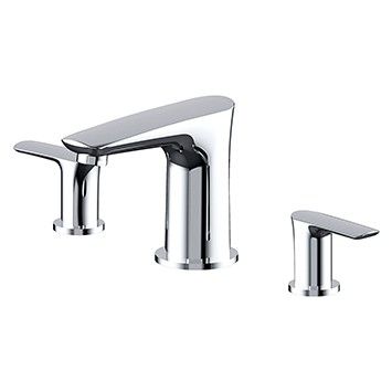Vòi chậu lavabo nóng lạnh 3 lỗ Elimen GM0007CP