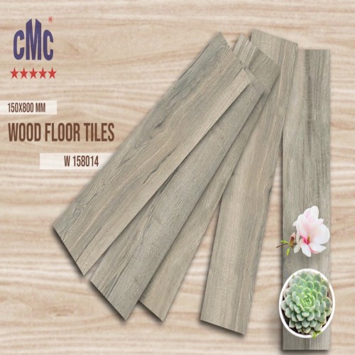 Gạch lát nền giả gỗ 15x80cm thanh cao cấp CMC W 158014