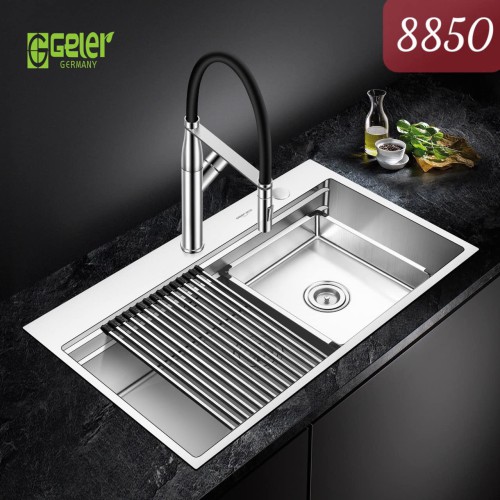 Chậu rửa bát 1 hố Geler GL Eco 8850 (880x500x220mm)