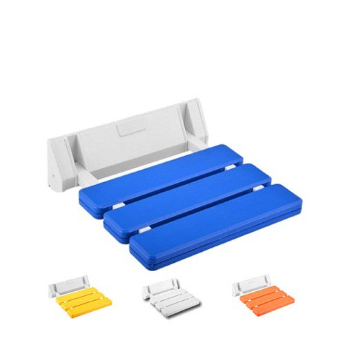 Ghế ngồi phòng tắm gắn tường CLM (màu xanh)