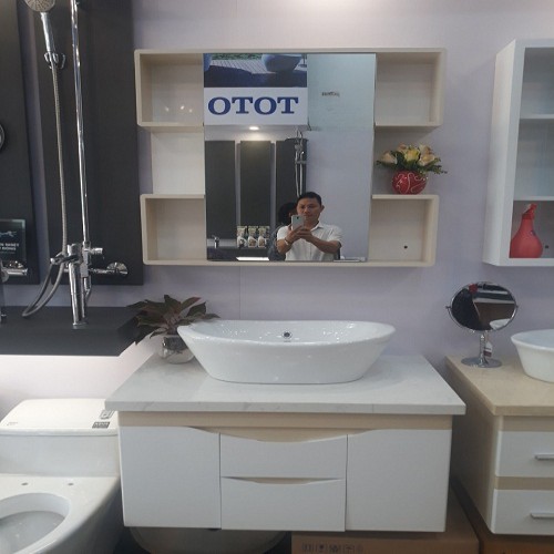 Tủ chậu lavabo Picomat theo yêu cầu HM77 900x500mm (Tự chọn kích thước - Chưa gồm chậu, vòi)