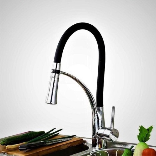 Vòi rửa bát cần mềm nóng lạnh Homaya Clean