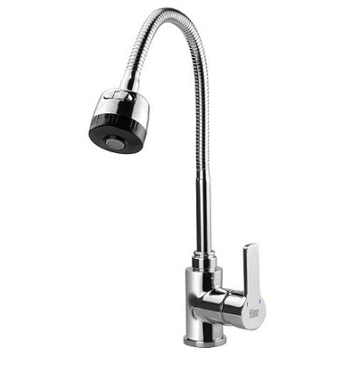 Vòi rửa bát nóng lạnh cần mềm KCG-103 (Tay dẹt)