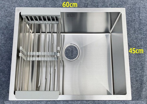 Chậu rửa bát 1 hố Inox SUS 304 Kagol 6045BD (60x45cm)