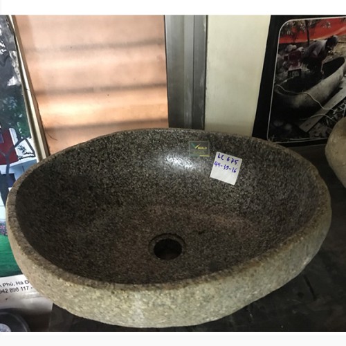 Chậu rửa mặt lavabo đá cuội Tây Bắc LC675