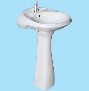 Chậu rửa Lavabo Thiên Thanh LT01L1T/PD0100T