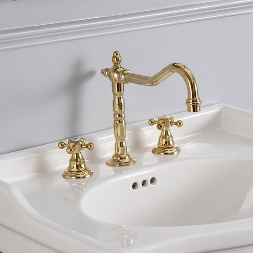 Vòi chậu lavabo vòi bồn tắm mạ vàng MK-01989G