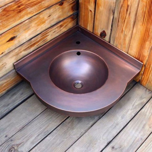 Chậu lavabo bằng đồng MKC-D131 (Đặt hàng từ 15-25 ngày)
