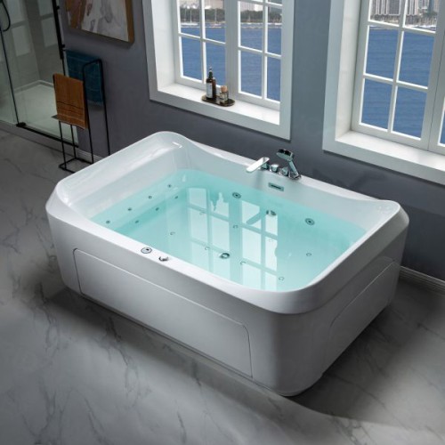 Bồn tắm massage đặt sàn Mowoen MW8123-180.2MS (Led-1800x1200x680mm)