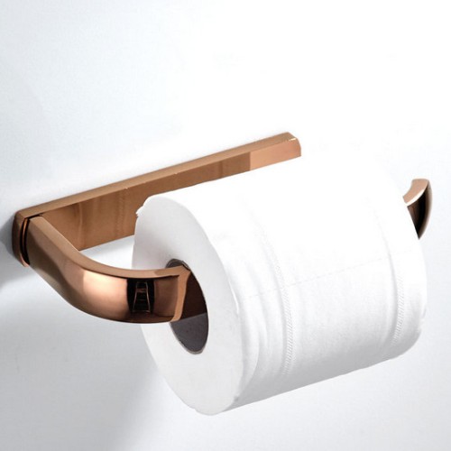 Treo giấy vệ sinh màu vàng hồng Rose Gold Miken AL-PH41