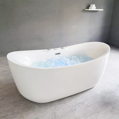 Bồn tắm massage đặt sàn độc lập Miken MKB-8305B-170.MS (1,7m - Sục thủy lực, sục khí, đèn Led)