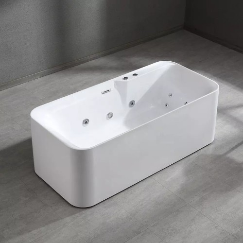 Bồn tắm massage đặt sàn độc lập Miken MKB-8306B-170 (1,7m - Sục thủy lực, sục khí, đèn Led)