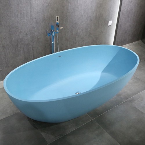 Bồn tắm màu xanh da trời đá nhân tạo marble Miken MKB-8807SB (Đặt hàng 7-25 ngày)