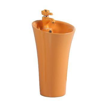 Chậu lavabo trẻ em màu da cam Miken MKC-5003O