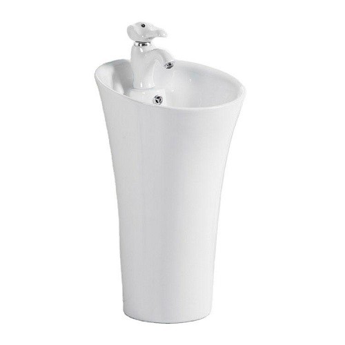 Chậu lavabo trẻ em màu trắng Miken MKC-5003W