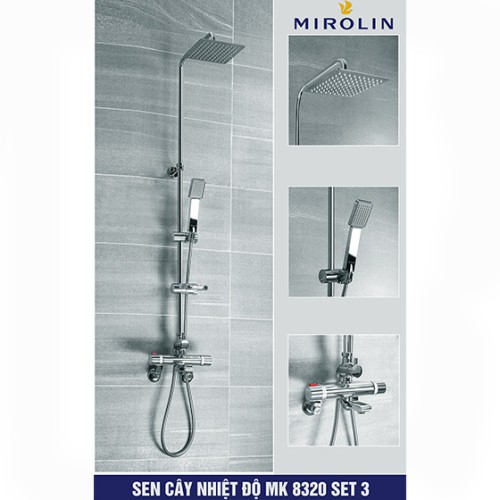 Sen cây điều chỉnh nhiệt độ Mirolin MK-8320-Set 3 (Bát 20x20cm)