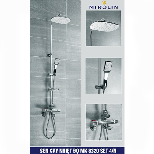 Sen cây điều chỉnh nhiệt độ Mirolin MK 8320-Set 4N