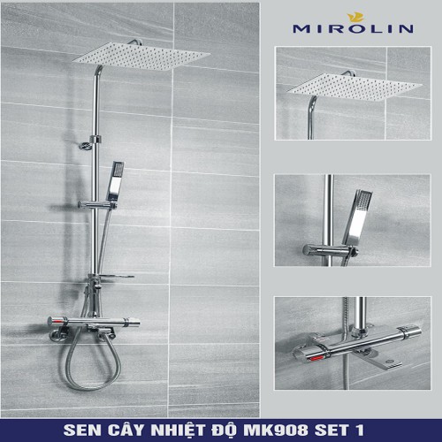 Sen cây điều chỉnh nhiệt độ Mirolin MK-908-Set 1 (Bát 30x30cm)