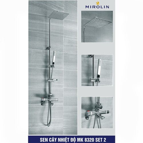 Sen cây điều chỉnh nhiệt độ Mirolin MK-8320-Set 2 (Bát 25x25cm)