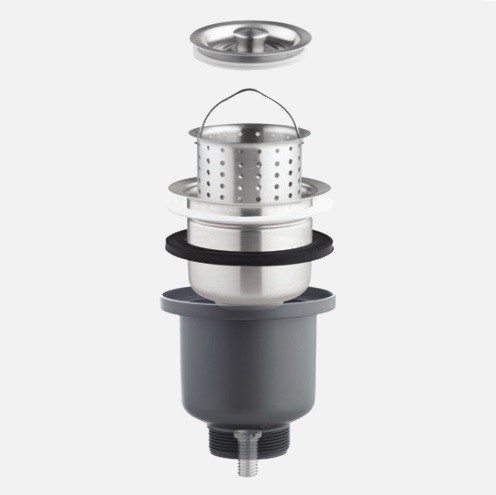 Bầu inox đựng rọ rác cho chậu rửa bát Paul Schmitt PA08