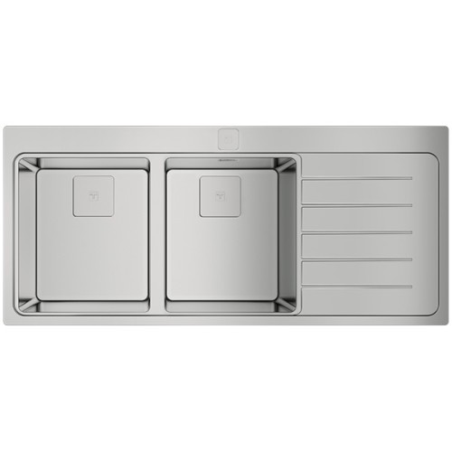 Chậu rửa bát 2 hố 1 bàn Teka ZENIT RS15 2B 1D