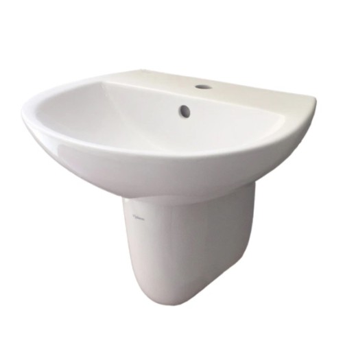 Chậu rửa mặt lavabo chân lửng Viglacera V36