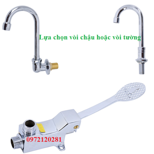 Vòi đạp chân lạnh chậu rửa MK-0121D (Đặt hàng 10-15 ngày)