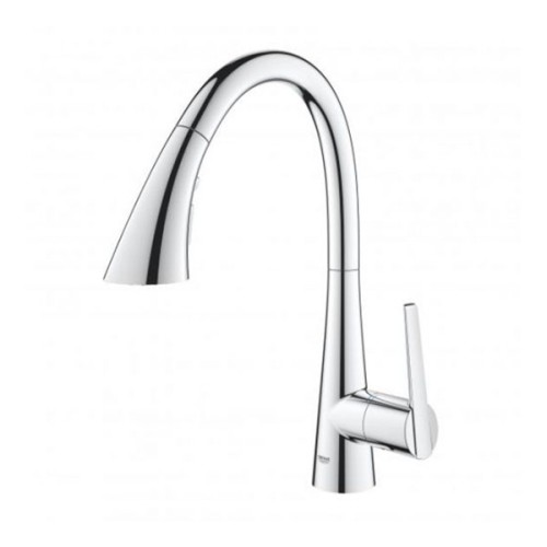 Vòi rửa bát nóng lạnh Grohe Zedra 32294002 (dây rút)