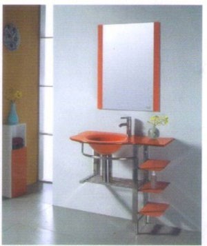 Bộ chậu kính HiHome 8018