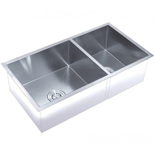 Chậu rửa bát Handmade 2 hố Bauer BS 8045S (80x45cm)