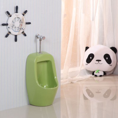 Bồn tiểu trẻ em màu xanh lá MKT-302G ( Đã bao gồm van nhấn tay)