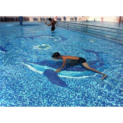 Gạch tranh bể bơi Mosaic TMS 319