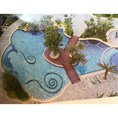 Gạch tranh bể bơi Mosaic CT3