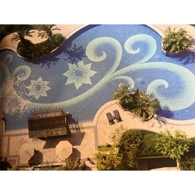 Gạch tranh bể bơi Mosaic CT1