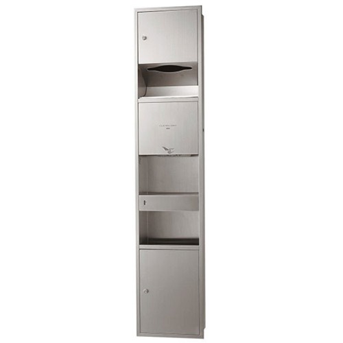 Máy sấy tay âm tường kết hợp tủ đựng giấy và thùng rác TOTO TYC602P