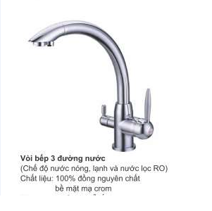 Vòi rửa bát tích hợp vòi RO TOPY A66