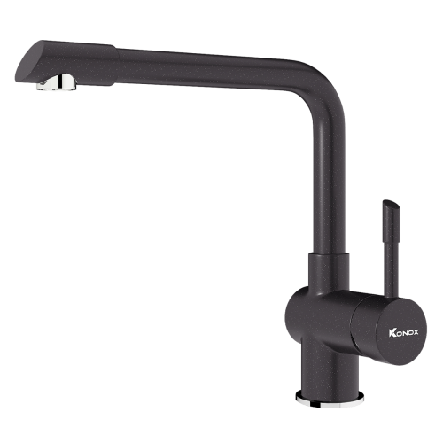 Vòi rửa bát nóng lạnh Konox Felix Black