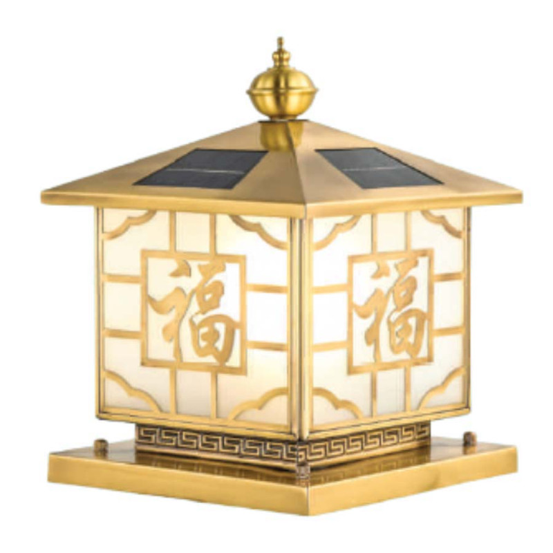 Đèn trụ cổng năng lượng mặt trời TĐ-2107
